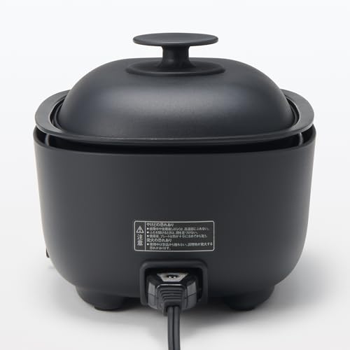 無印良品 深型ホットプレート 黒 MJ-HPFK2 LA1PJA3A 最後 画像