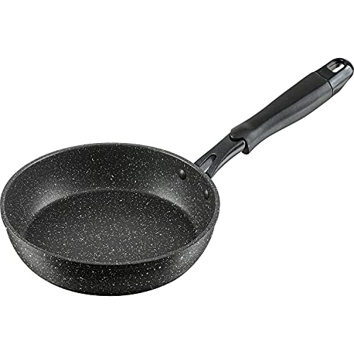 和平フレイズ お弁当 小さい ミニ フライパン 18cm IH対応 ガス 目玉焼 オムレツ くっつきにくい PFOAフリー ふっ素樹脂加工 ダブルマーブルα RB-2110 和平フレイズ ミニフライパン 選び方 実物画像・外観写真