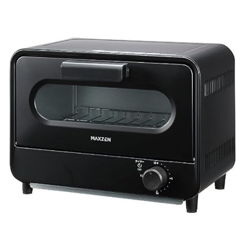 MAXZEN トースター オーブントースター オーブン シンプル 2枚焼き トースト パン焼き機 タイマー付き 受け皿付き パンくずトレー付き 一人暮らし お手入れ簡単 朝食 おしゃれ オシャレ MT-TD01-BK マクスゼン MAXZEN トースター 選び方 実物画像・外観写真