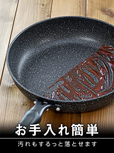和平フレイズ 玉子焼き 卵焼き 13×18cm IH対応 ガス エッグパン フライパン PFOAフリー ふっ素樹脂加工 ダブルマーブルα RB-2119 中間 画像