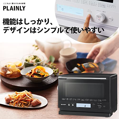 シャープ 過熱水蒸気 オーブンレンジ 23L 1段調理 二人暮らし ブラック RE-WF232-B 最後 画像
