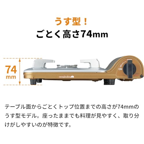 イワタニ Iwatani 岩谷 カセットコンロ カセットガス カセットフー 達人スリムV 防災 日本製 CB-TS-5の特徴・詳細 画像